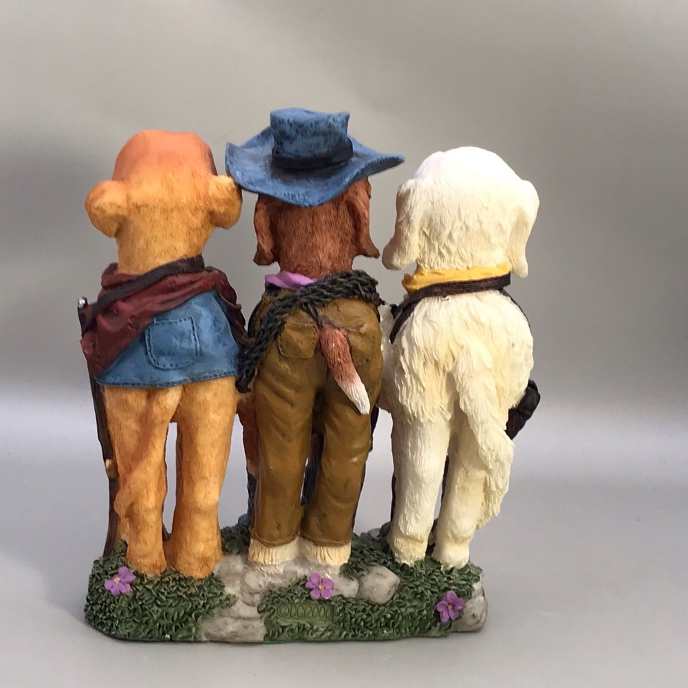 Resin Country Dogs Figurine - Picture 3 of 6